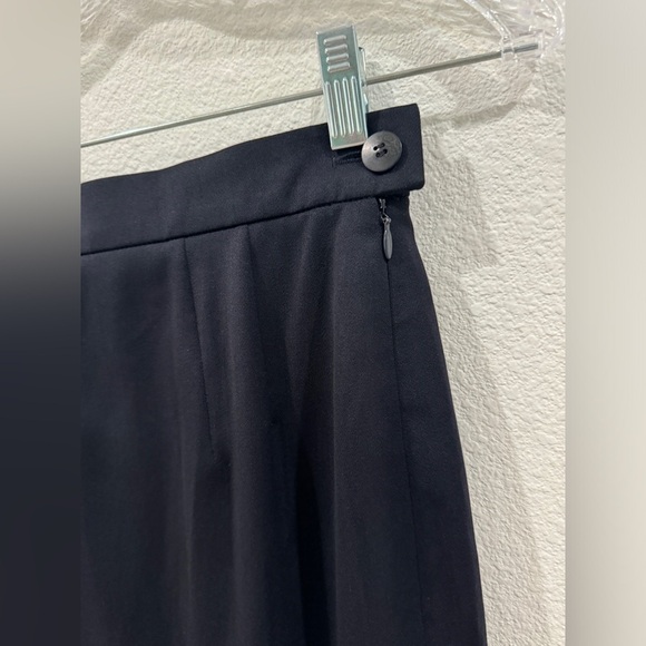 Vintage Escada by Margaretha Ley 100% Wool Black Pencil Skirt Size 36 - Picture 4 of 15